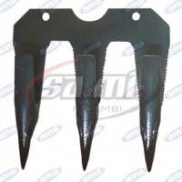 DENTE TRIPLO ORIGINALE BCS, MODELLO DUPLEX09770 DENTE TRIPLO BCS MODELLO DUPLEX DENTI E SEZIONI