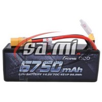 BATTERIA 4S 14,8V 6750 mAh 70C XT90