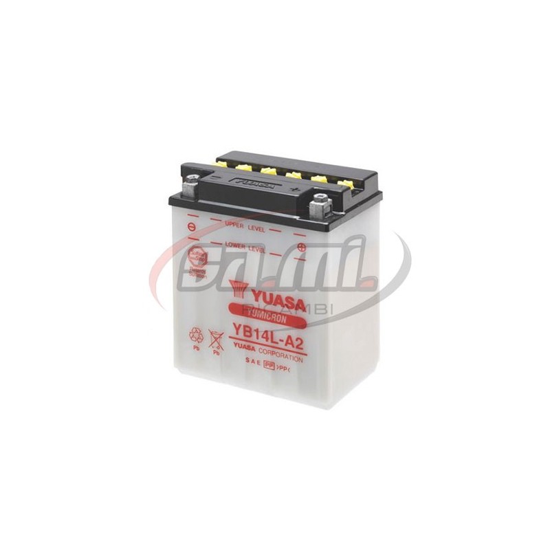 YUASA YB14L-A2 12V 14Ah Battery For Honda CB750 K Four (1969-1973)